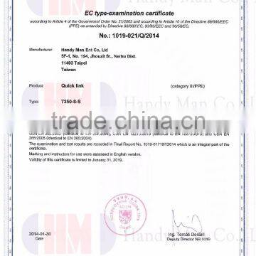 CE EN354 Load 25kN Stainless Steel Quick Link photo-3