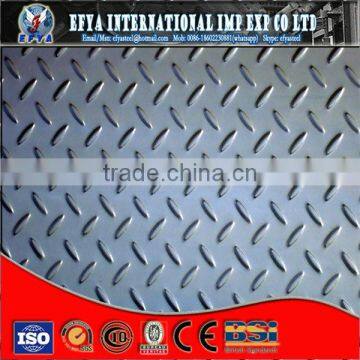Q235B Checked Steel Plate/Sheet /diamond Pattern Aluminium Sheet
