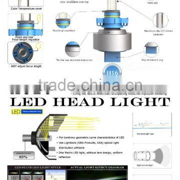 The latest light H16 auto LED lamps, LED headlight according to distance light before integration H16/9005 / H1 / H4 H7 / H11/90