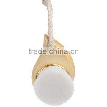 Facial Cleanser Exfoliate Brush Facial Skin Care Tool, Pore Cleaner (Wooden Handle) photo-2