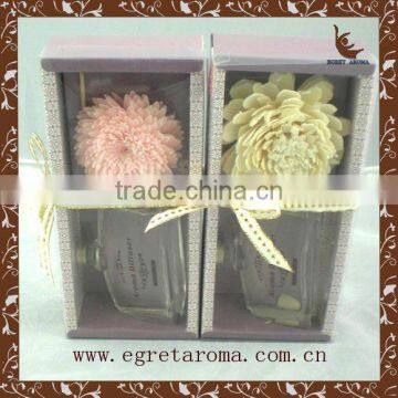 EA3-1343 Home Decoration Glass Battle Fragrance Reed Diffuser photo-3