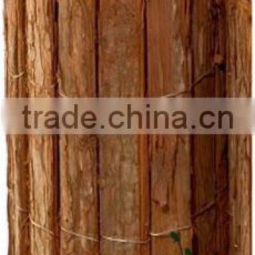 Tree Peel Bark Fence for Garden photo-6