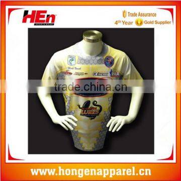 HongEn Apparel sublimated fishing jersey and fishing hoody shorts sleevess fishing jersey