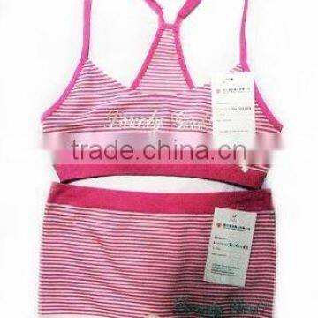 Seamless Girls' underwear Suit (Camisole& Pant)