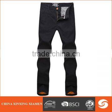 high quality cheap cool design black cotton pants, latest design twill pants