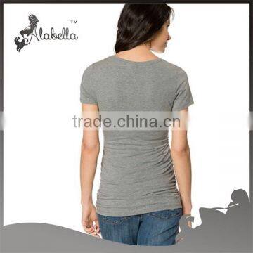 Short Sleeves Pregnent t Shirts - Maternal Shirt - Breastfeeding Baby Wear - Short Sleeves Maternity t Shirt - Maternity Clothes photo-2