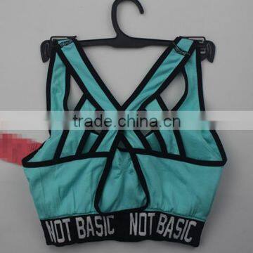 2017 Sexy Breathable Lady Sport Yoga Bra New Design Sport Underwear photo-2
