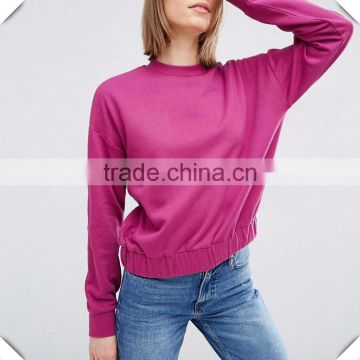 China factory Online Shopping India Cheap Items To Sell Wholesale stylish100% Cotton Women's Casual crop top pullover Hoodies