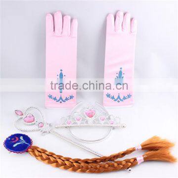 Tiaras and Crowns Set With Glove and Wig photo-4