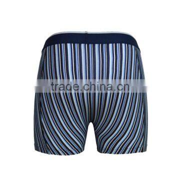 Sexy Men Cotton Short Boxers With Stripes Briefs Underwear for Man photo-3