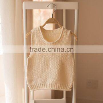 S32898W Good Quality Children Girls Spring Autumn Sweater Kids Vest Baby Girls Tank Top Children's Sweaters photo-3