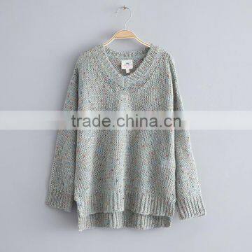 S32447W Big Girls Knit Sweaters Teenager Fashion Wool Blends Jumper Pullover 2017 Junior Autumn Sweater photo-3