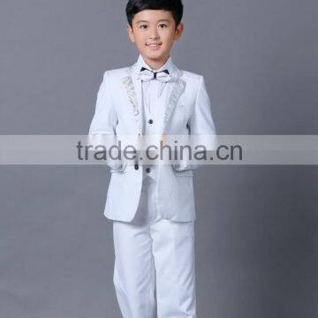 New Style High Quality Factory Price White Color Boy Suit photo-2