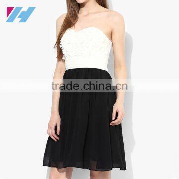 Fashion Woman Clothing Sleeveless Strapless Mini Party Dress Open Sexy Boobs Design photo-2