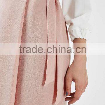 Fashion Women Wrap Tie Midi Skirt photo-6