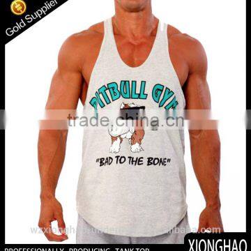 Hot sale athletic man dye yarn sublimated running singlet