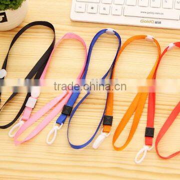 1cm plastic hook Ribbon badge lanyard lanyard gold ribbon work documents card sets with rope chest card rope