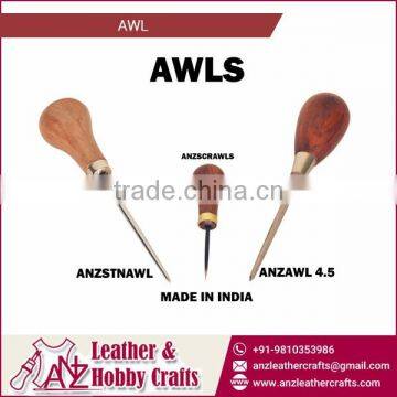 Sharp Point Leather Craft Hand Tool Awls for Leather Crafting