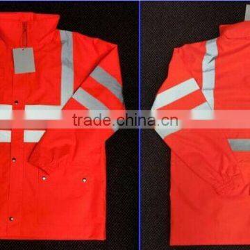 EN471 Waterproof Silver Reflective Safety Vest Fabric photo-3
