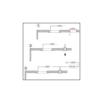 Plastic Single Touch Sensor Switch For 12VDC Input LED Lighting Products photo-3