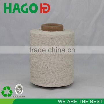 Nm10/1 raw white tc blended open end regenerated cotton working gloves yarn