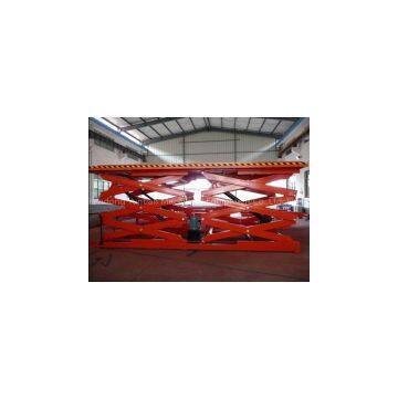 Stationary Scissor Hydraulic Lift Platform for Gas Station photo-2