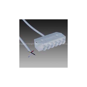 Fongkit 4pins-plug-in-rgb-led-strip Female Plug Splitter for Christmas Holiday Decoration Led Felixble Lights photo-3