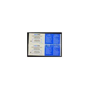Self Adhesive Waterproof Custom Sticker Labels With Logo Printing