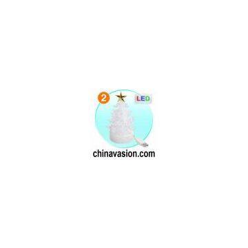 Crystal Christmas Ornament - Tabletop Light and Music