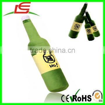 OEM Stuffed Toys Plush Beer Bottle Shaped Pillow