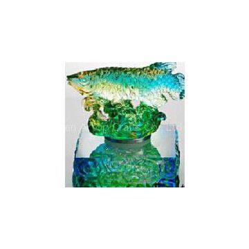 Feng Shui Golden Fish Crafts/ Colored Glaze/Liu li Factory Outlets