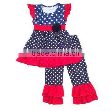 baby clothes 2017 dot print national outfits baby clothing wholesale kids trendy clothing