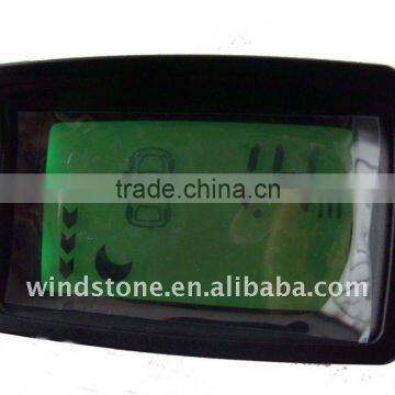 LCD Display with 4 sensors Orange Green Yellow Three Colours Background Auto Parking System