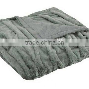 2016 New Rabbit Faux Fur Throw photo-3