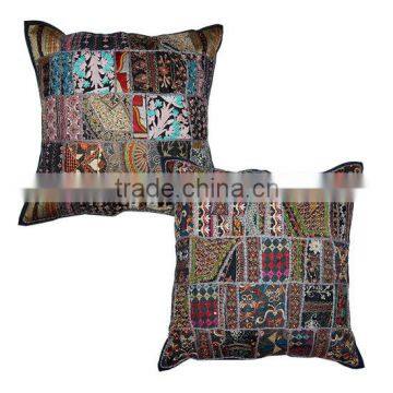 Indian style luxury decorative handworked cushion cover