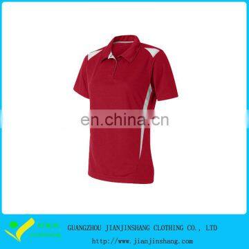 OEM Service Golf shirts,Contrast Collar Polo Shirts For Women