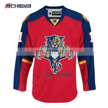 athletic custom hockey gear sublimated team game hockey jerseys whosale practice Hockey uniform