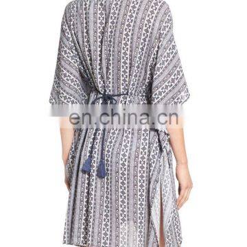 C106 Custom Print Women Beach Kaftan Cover-Up Designs