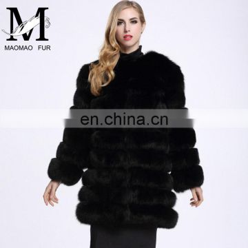 Fashion Clothes High Quality Real Fur Coat Luxury Fox Fur Women Long Fur Coat