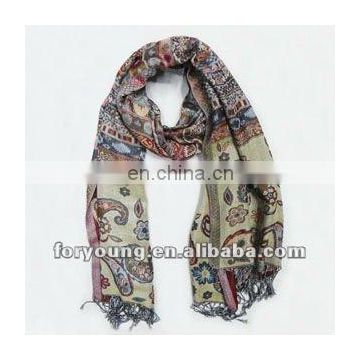 nepal jacquard pashmina shawl