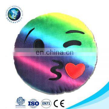 Kid Plush Toy Comfortable Throw Pillow Round Stuffed Emoji Pillows Wholesale China Manufacturer