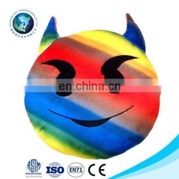 Angry Emotion Round Emoji Pillow Cute Throw Pillow Stuffed Emoji Cushion Custom Toy