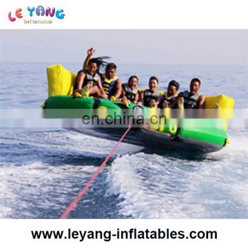 Inflatable water crazy UFO sofa water towable ski tube for sale