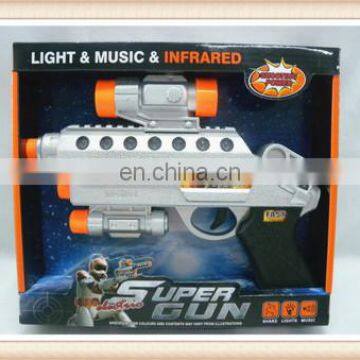 New product plastic electric flash gun toy infrared laser gun