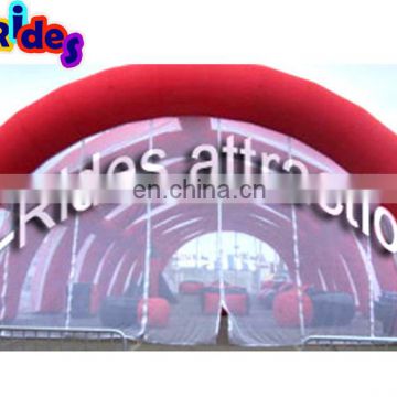 inflatable paintball playground in outdoor