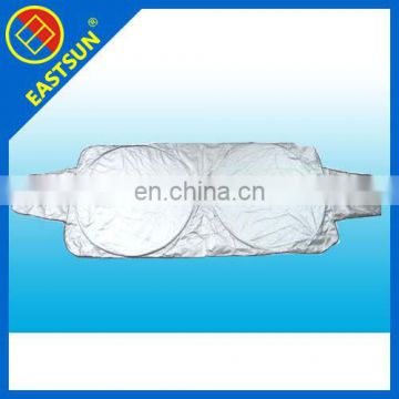 Foldable good looking sliver nylon car snow shade