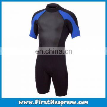 Customize 2/3MM Premium Neoprene CR Men Short Sleeve Underwater Shorty Diving Suit photo-6