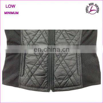Women Wear Black Quilted Apparel Embroidered Women Jacket photo-3