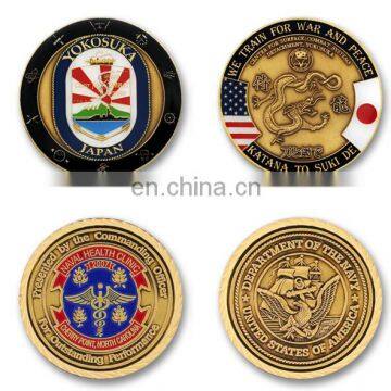 Factory direct sales gold metal cheap custom coin for sale antique