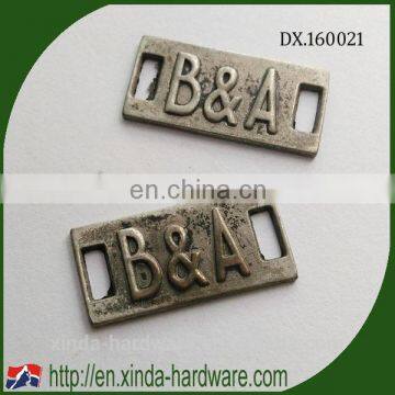 High Quality Custom Logo Metal Label for Garments